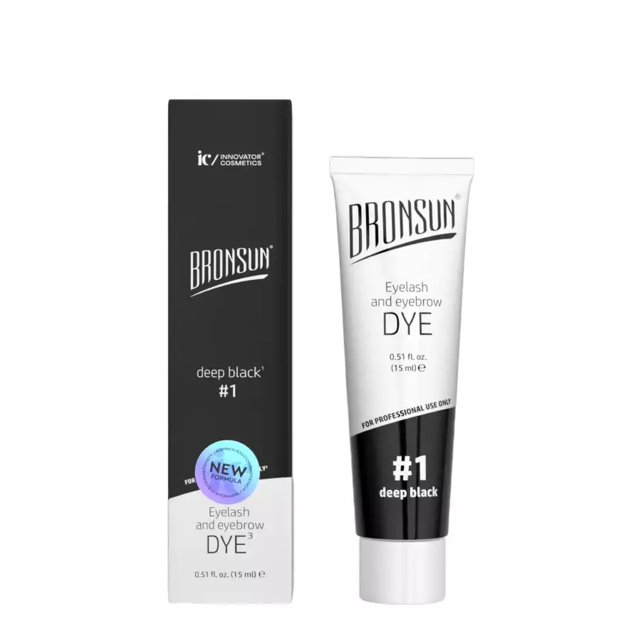 Краска для ресниц и бровей BRONSUN, 15 ml (Новая формула) фото 2