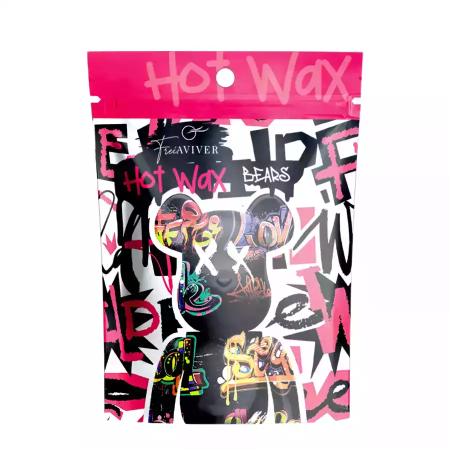 Воск для депиляции бровей и лица FreiAVIVER HOT WAX BEARS, 500 гр ЧЗ фото 2