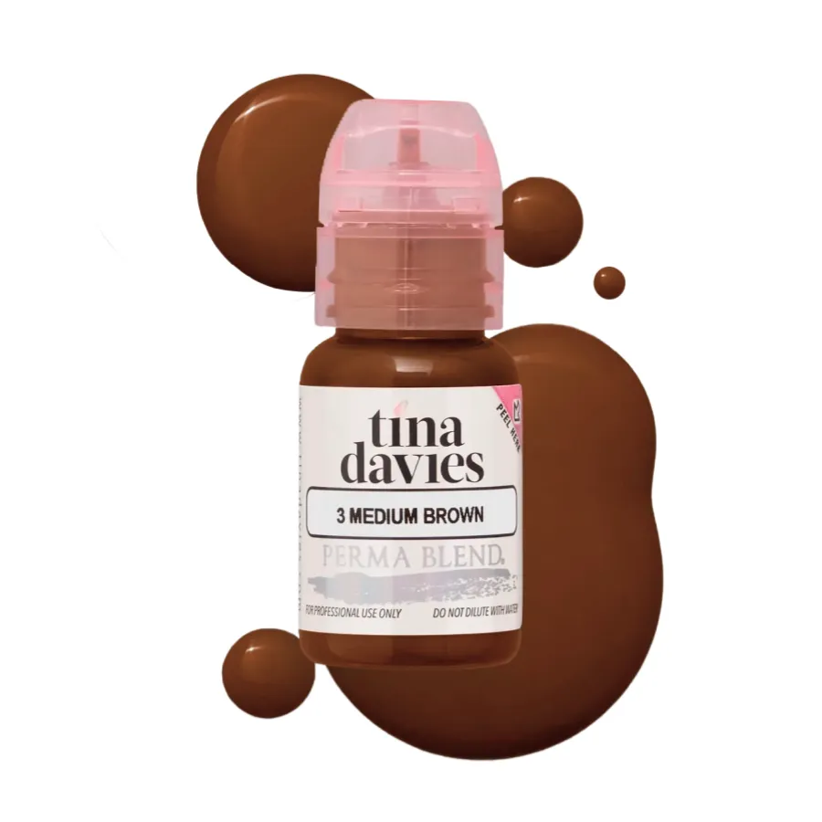 Пигмент Perma Blend "Tina Davies 3 Medium Brown" (Срок годности до 17.08.26)