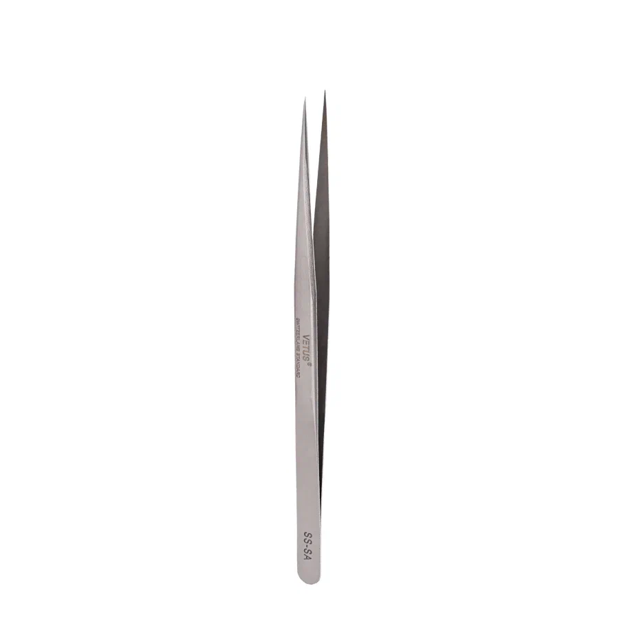 Пинцет прямой "Vetus" (SS-SA)
