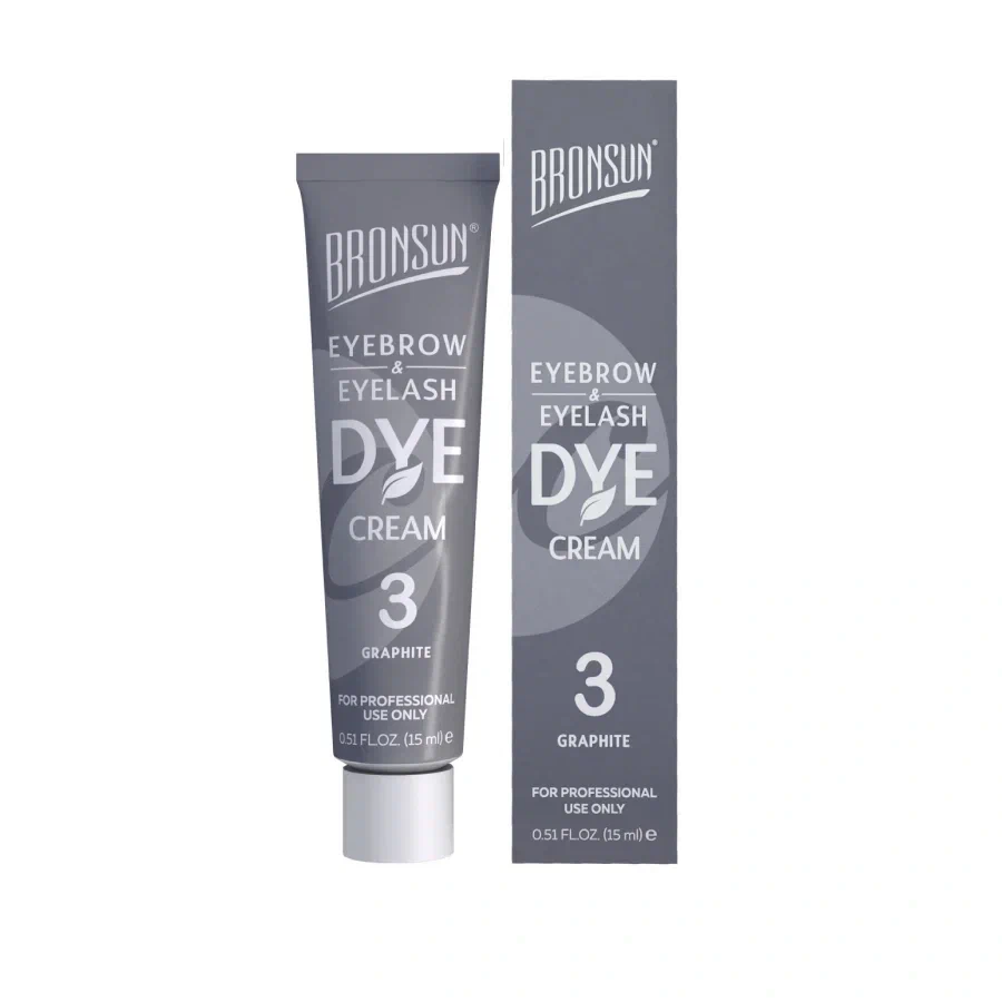 Крем-краска для бровей и ресниц BRONSUN, 15 ml ЧЗ