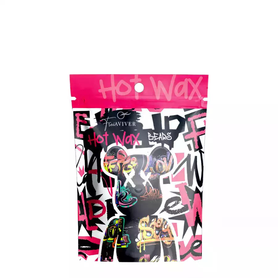 Воск для депиляции бровей и лица FreiAVIVER HOT WAX BEARS, 100 гр ЧЗ фото 2