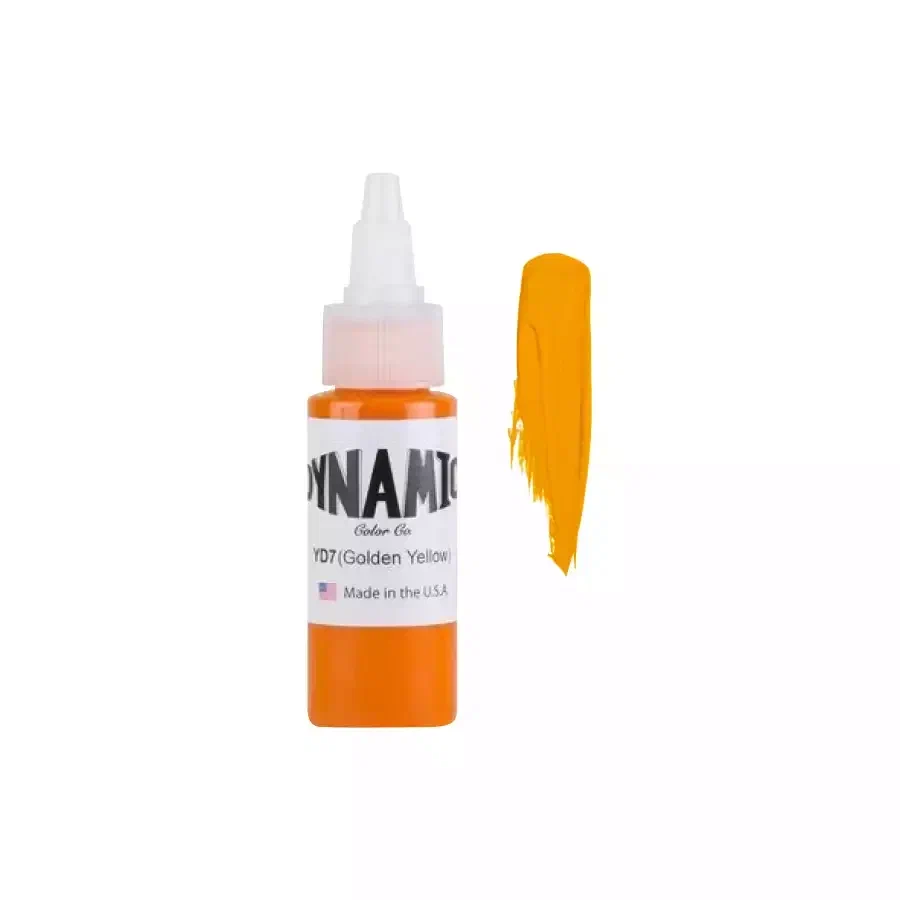 Тату-краска Dynamic Golden yellow фото 2