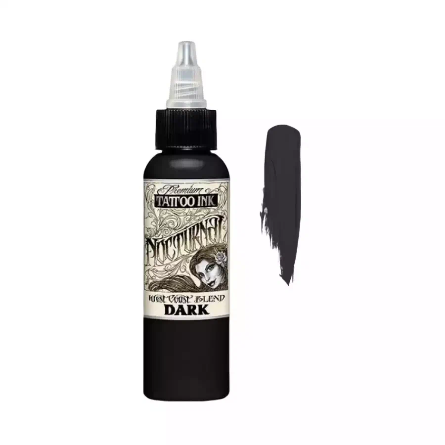 Тату-краска Nocturnal Gray wash dark фото 2